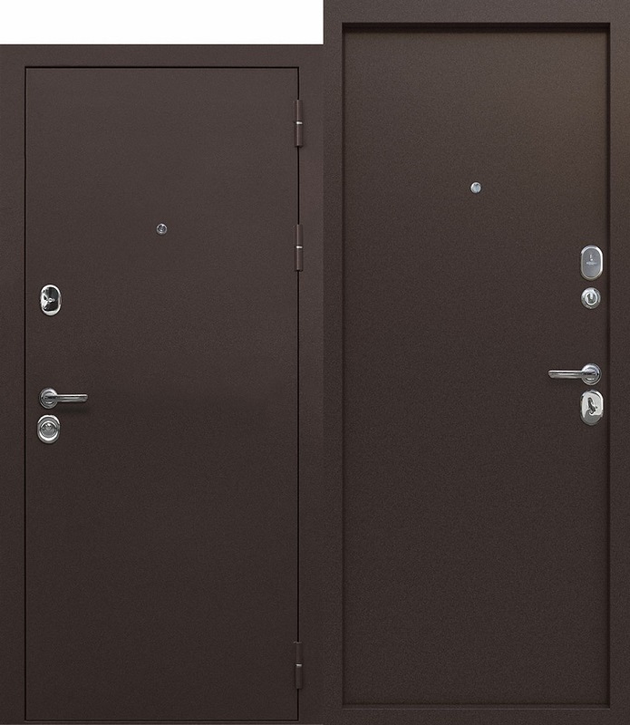 дверь стальная модель Тайга 7 см металл/металл