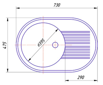 кухонная мойка AlfaGrant ELGRANT AG-004