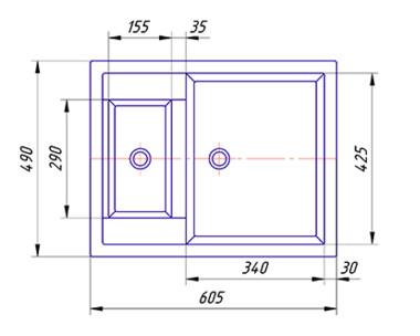 кухонная мойка AlfaGrant INNGRANT AG-007