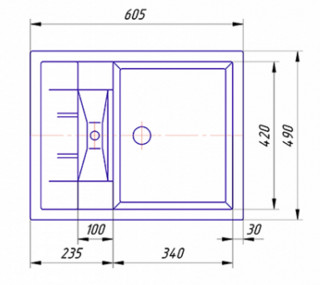 кухонная мойка AlfaGrant MAINGRANT AG-005