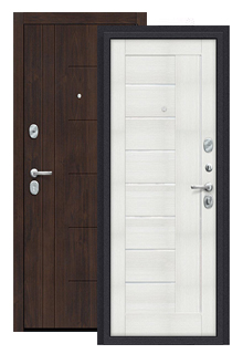 Входная металлическая дверь ДС R-3 9/П29 Almon/Bianco Veralinga