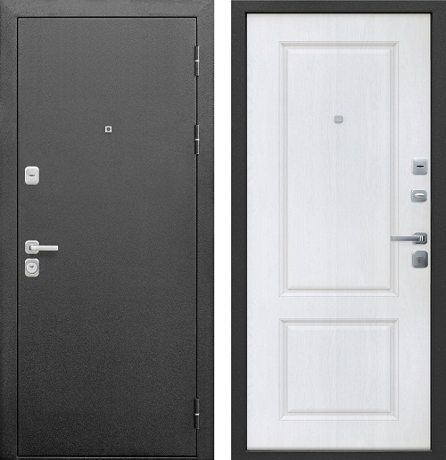 дверь стальная модель Дверь Феррони 10 см Сотка Астана милки Царга