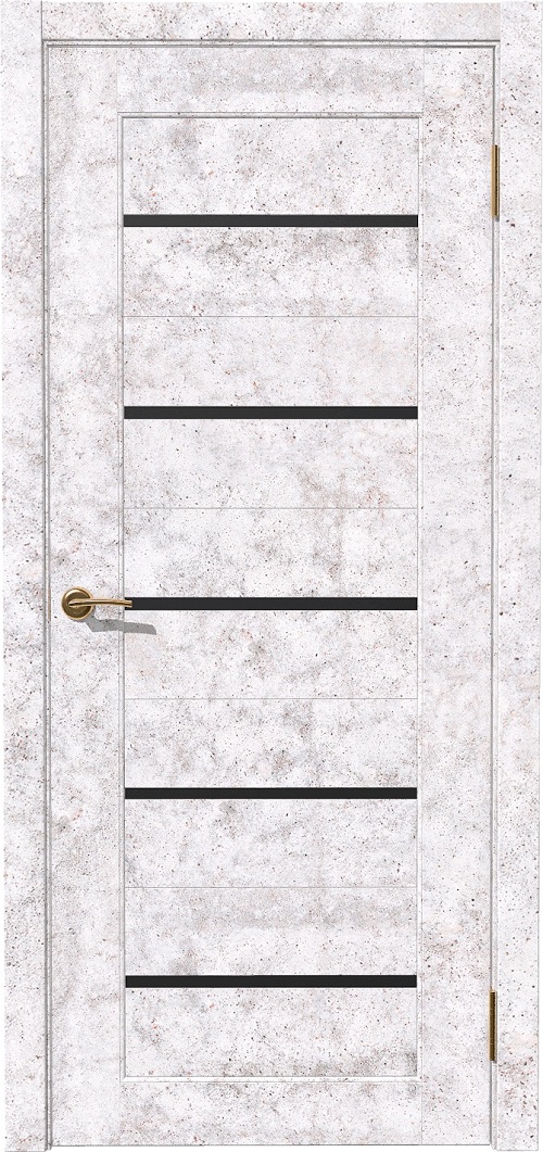 дверь межкомнатная Модель Астра  бетон белый