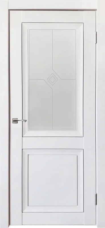 дверь межкомнатная DECANTO-2 Barhat white 