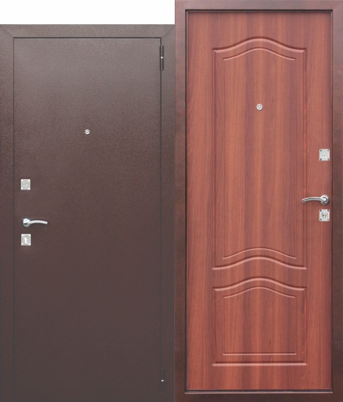 дверь стальная модель Входная дверь Dominanta Рустикальный дуб