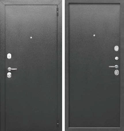 дверь модель  7.5 см Гарда Серебро металл/металл