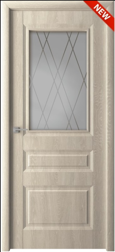 дверь межкомнатная Модель каскад Дуб филадельфия
