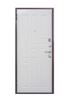 Стальная дверь ГАРДА 8 мм ВО Белый ясень