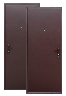 Входная металлическая дверь Прораб 1 4,5см Антик медь металл/металл