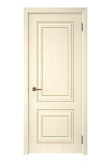 Межкомнатная дверь Скин-2 Роялвуд светлый патина золото